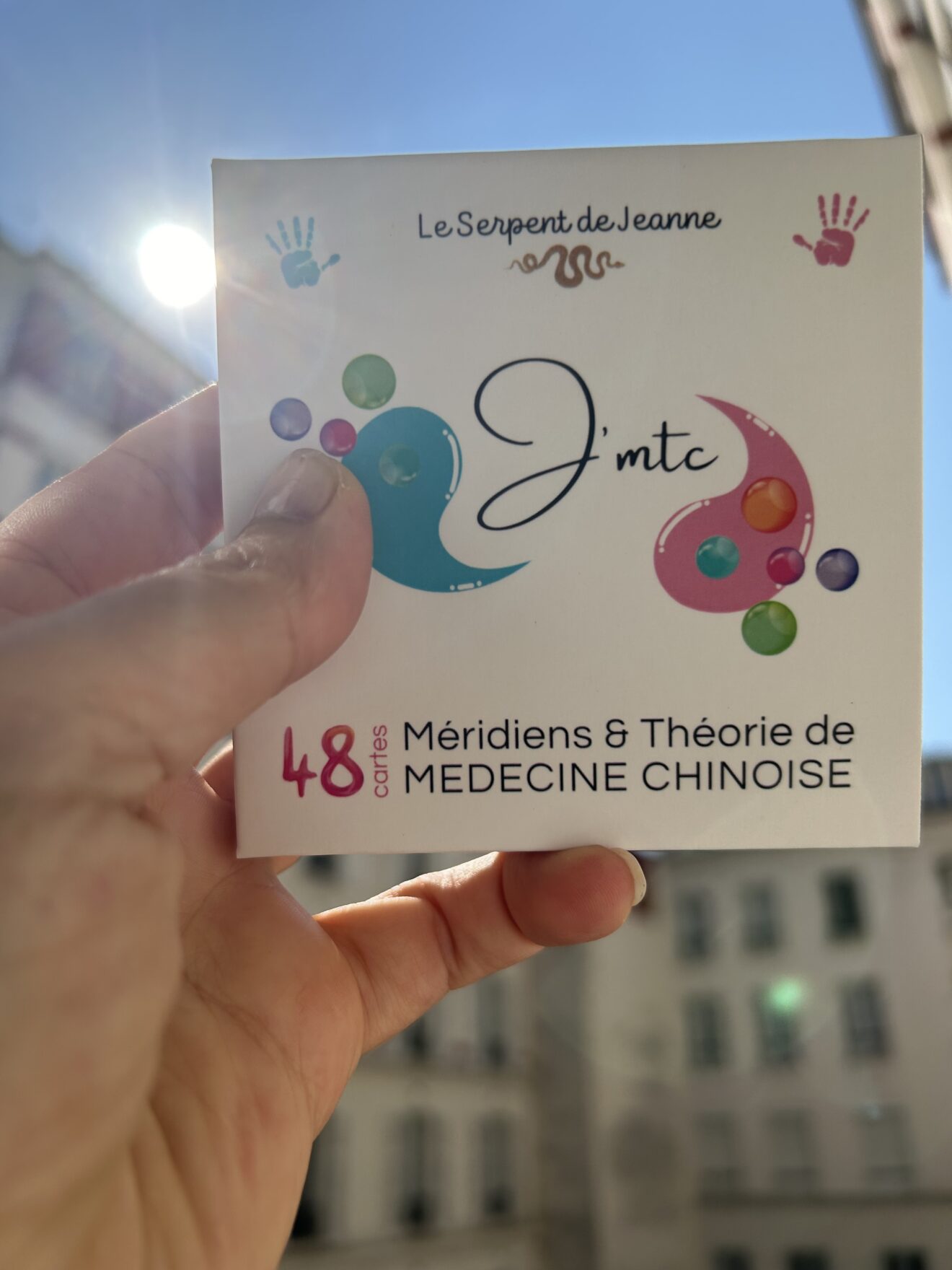 jeu de cartes de médecine chinoise J'MTC